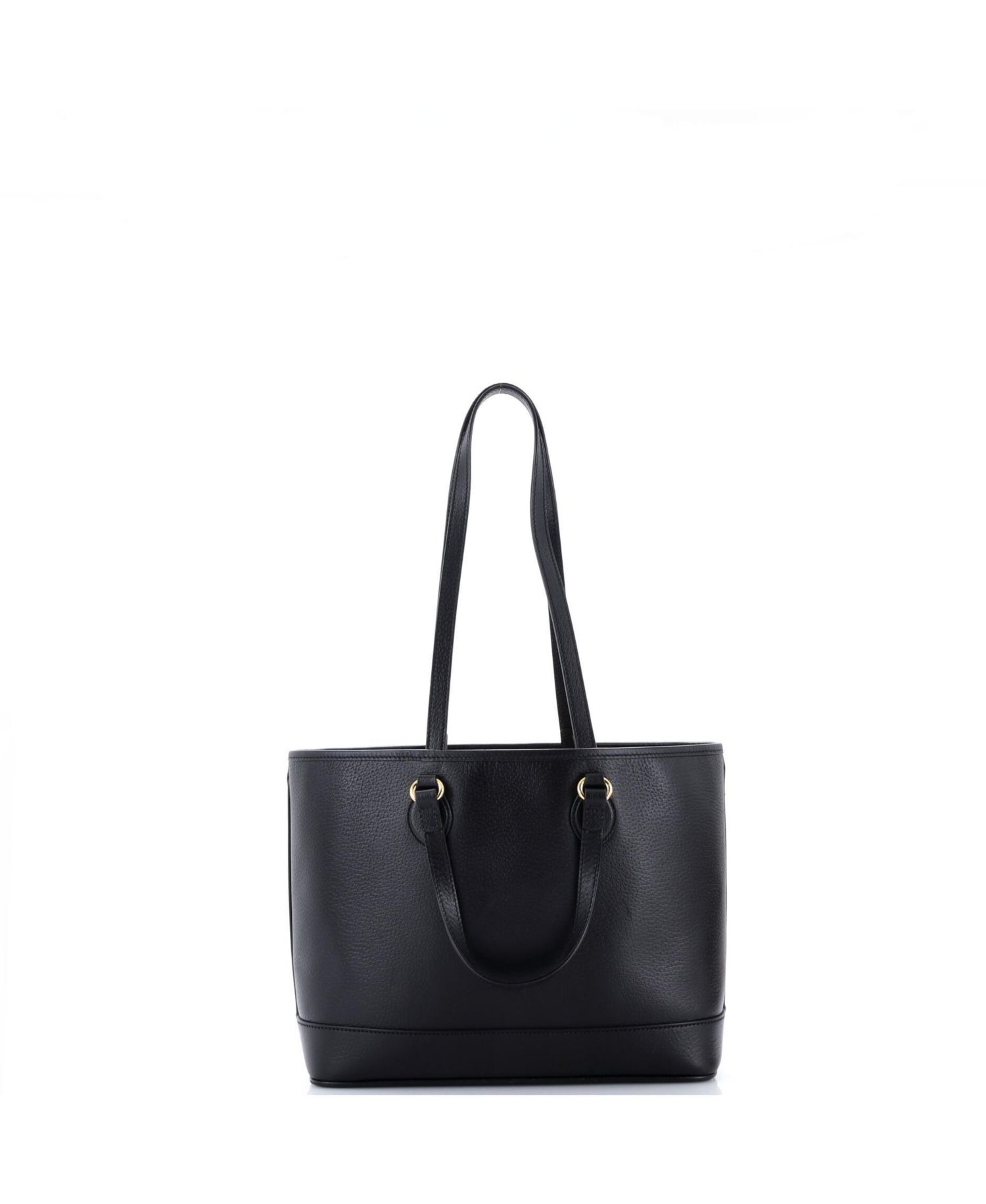 Small Ophidia Top Handle Shopping Tote Leather