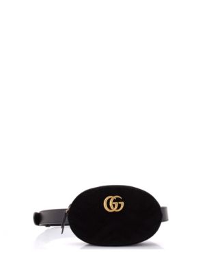 GG Marmont Belt Bag Matelasse Velvet