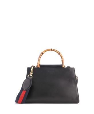 Small Nymphaea Top Handle Bag Leather