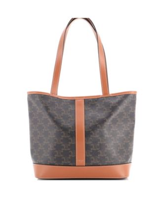 Small Cabas Tote Triomphe Coated Canvas