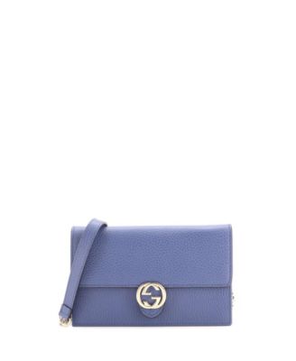 Interlocking Wallet on Chain Leather
