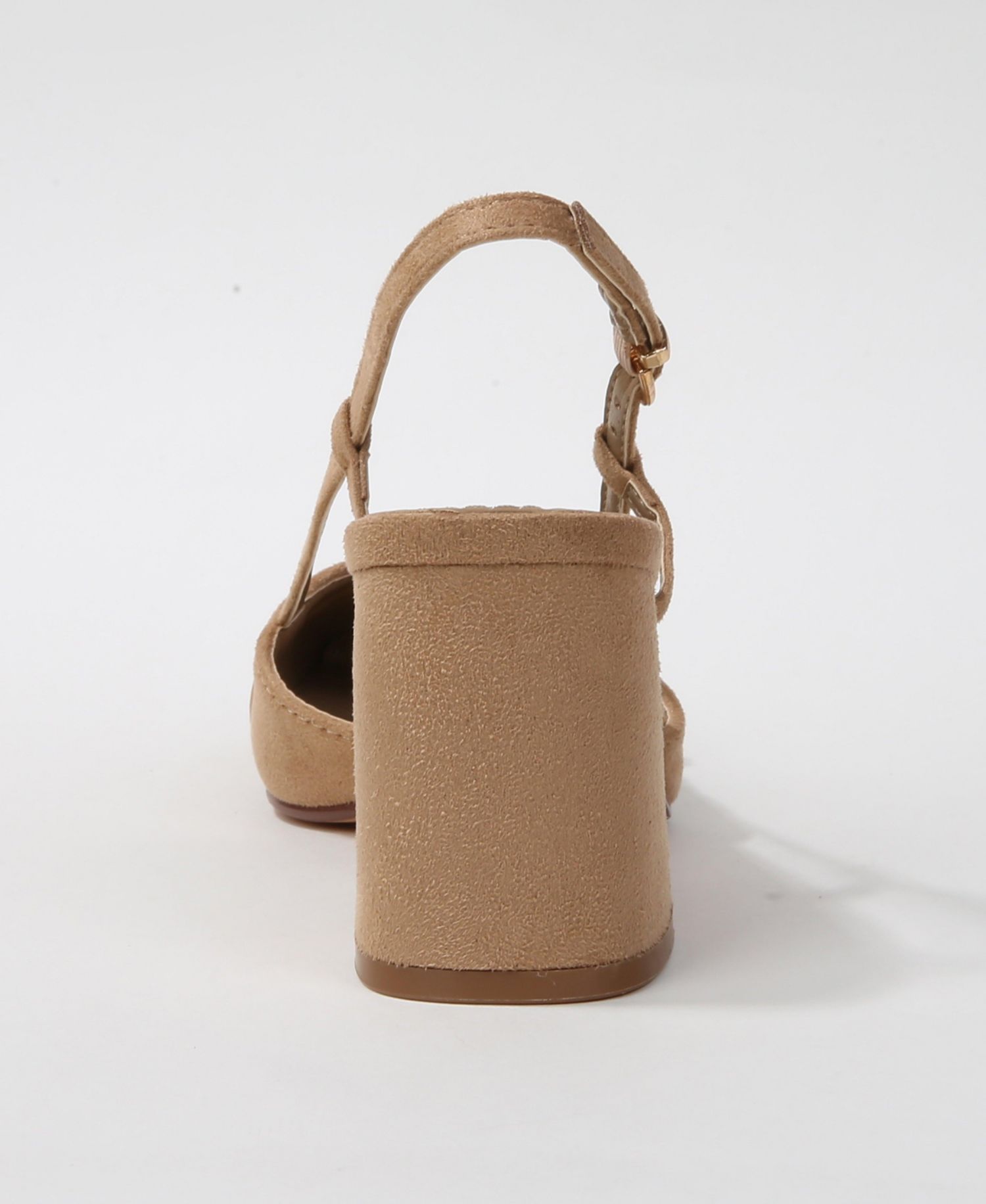 Geena Toe Cap Slingback with Buckle Accent