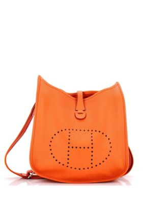 Pre-Owned Hermes PM Evelyne Bag Gen III Clemence