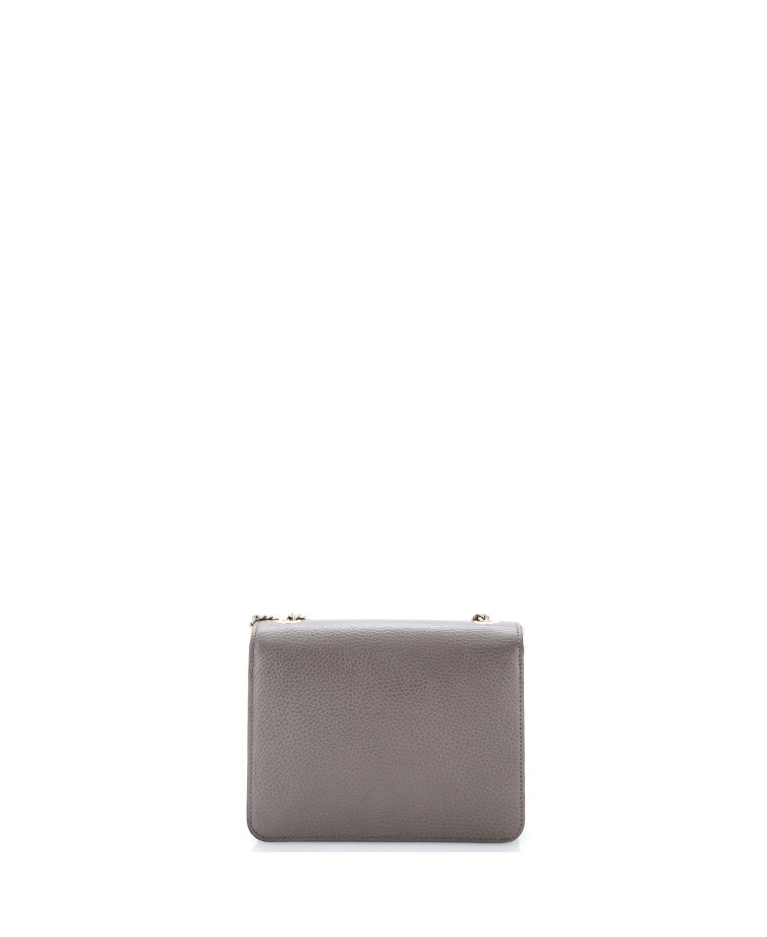 Small Interlocking Shoulder Bag Leather