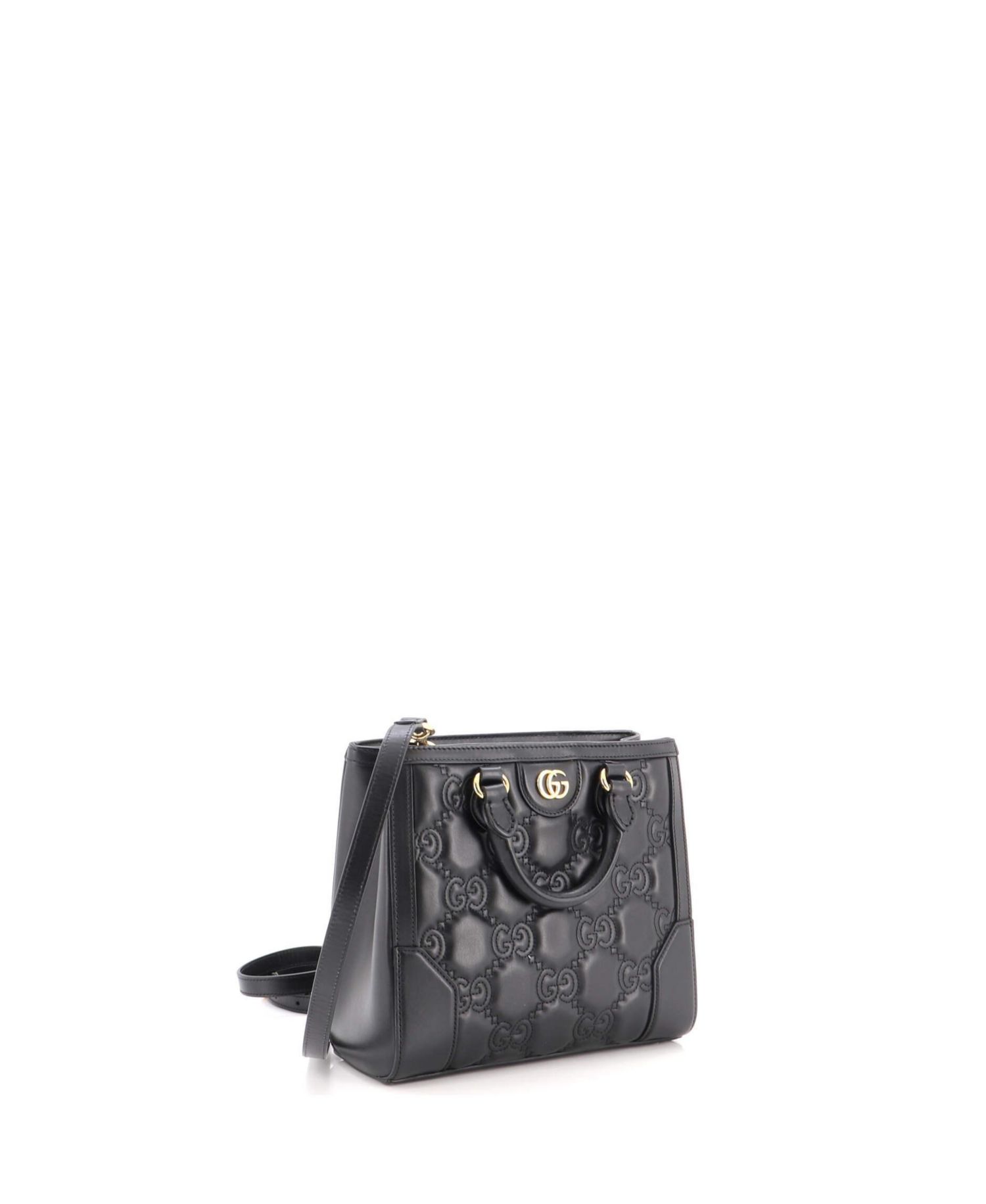 Mini GG Top Handle Tote GG Matelasse Leather