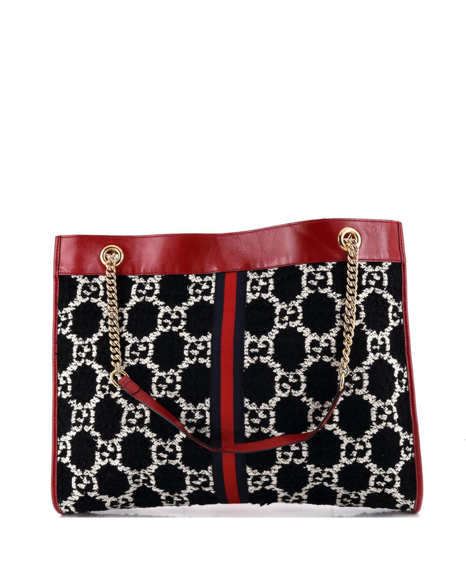 Large Rajah Chain Tote GG Tweed