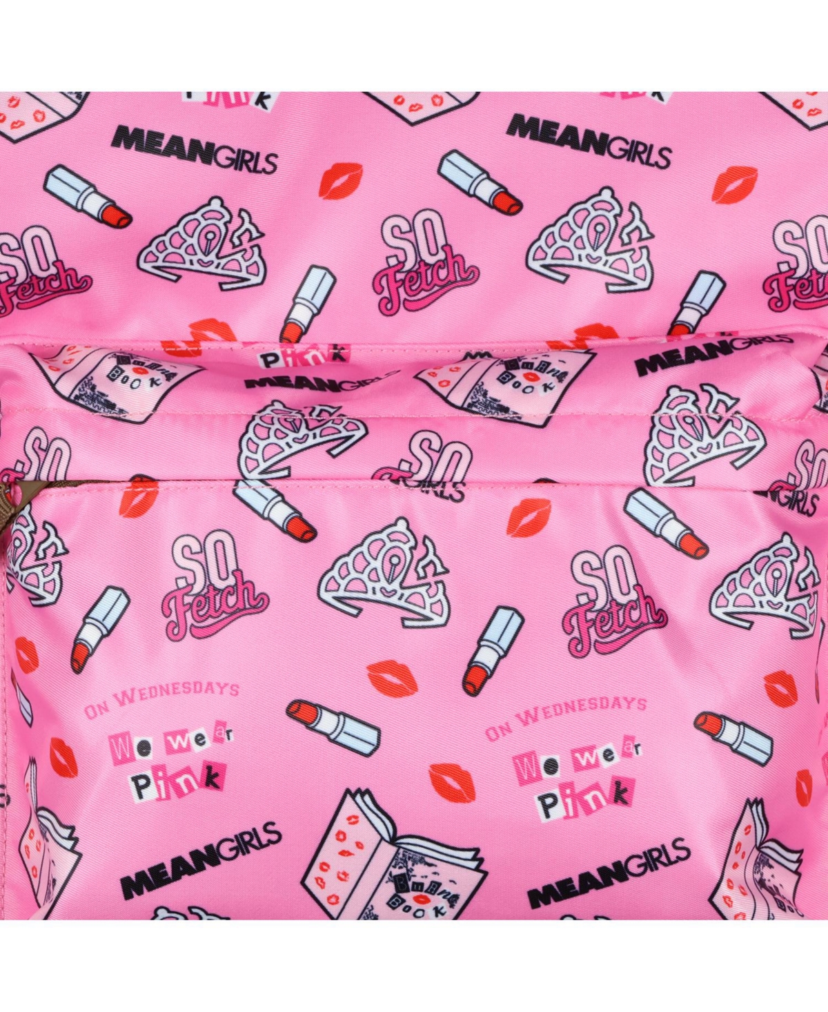 Mean Girls Backpack Burn Book On Wednesdays We Wear Icons School Book Bag
