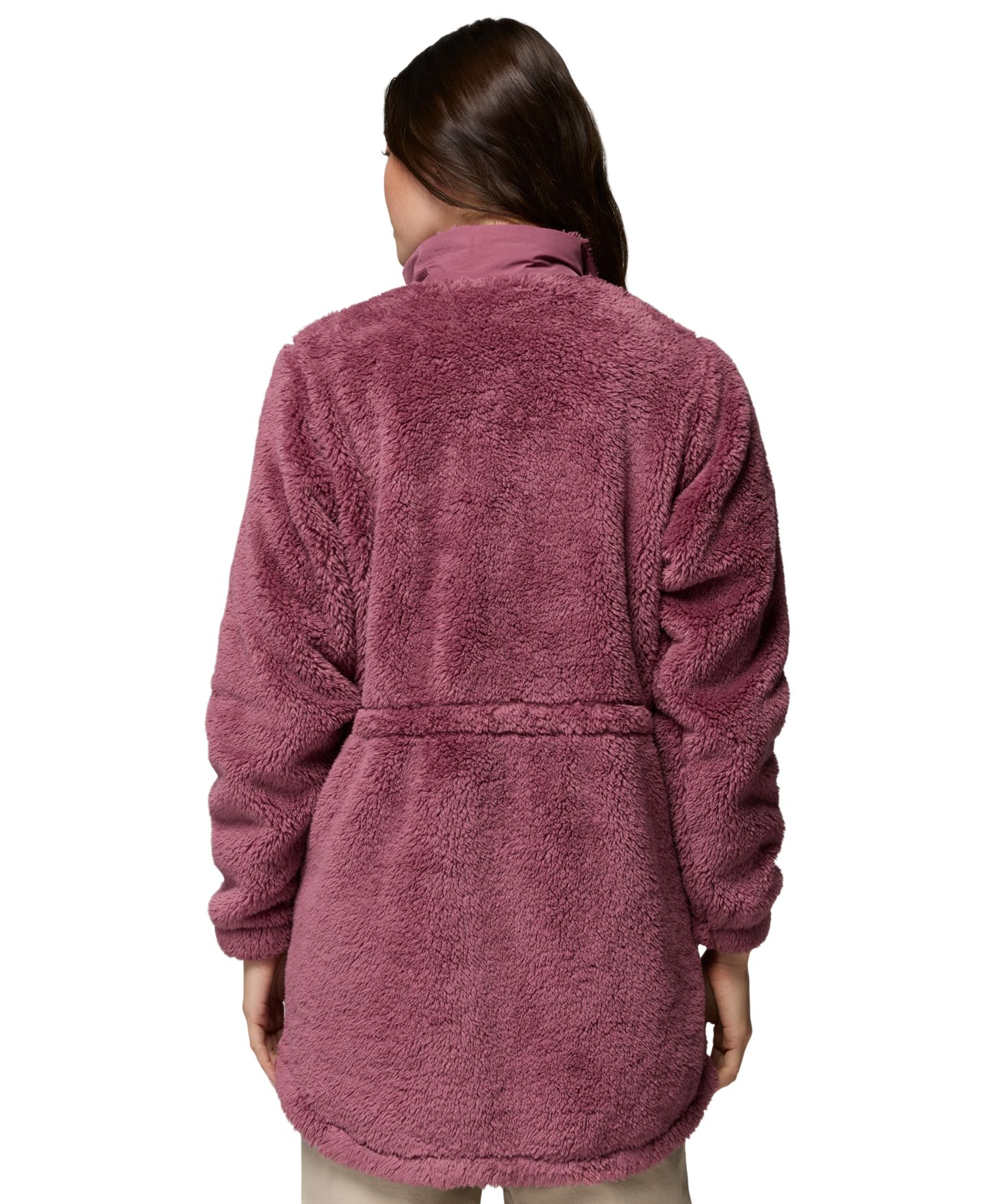 Женская куртка Columbia Boundless Discovery High-Pile Fleece 2-Way Zipper, цвет: Состаренный розовато-лиловый — фото 3