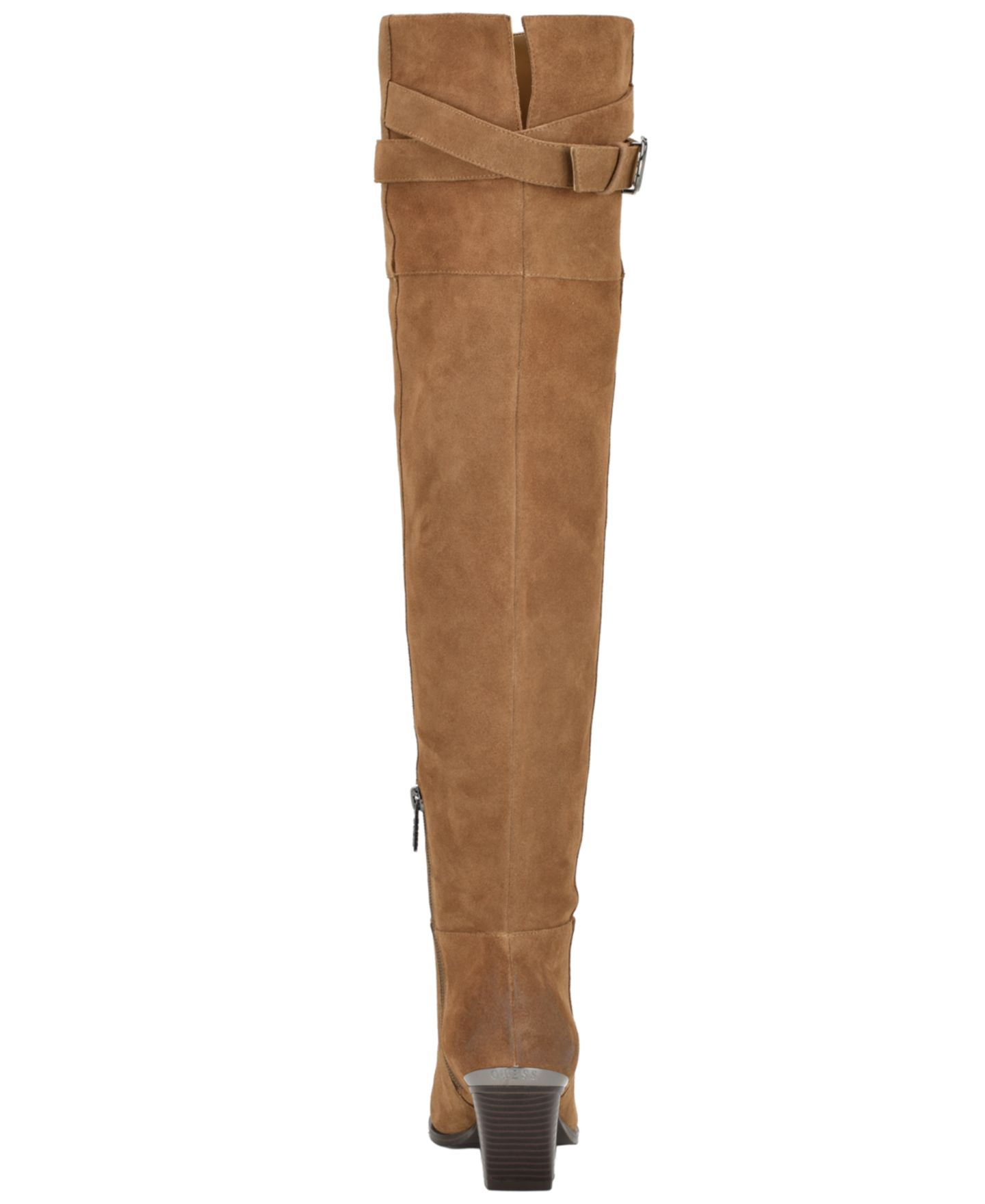 Женские ботинки GUESS Wilton Suede Over the Knee Slouch, цвет: Песочный замшевый — фото 3