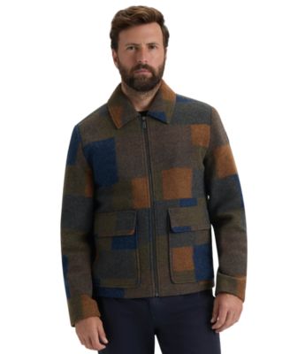 Men's Elias Boiled Wool Zip-Up Regular-Fit Jacket
