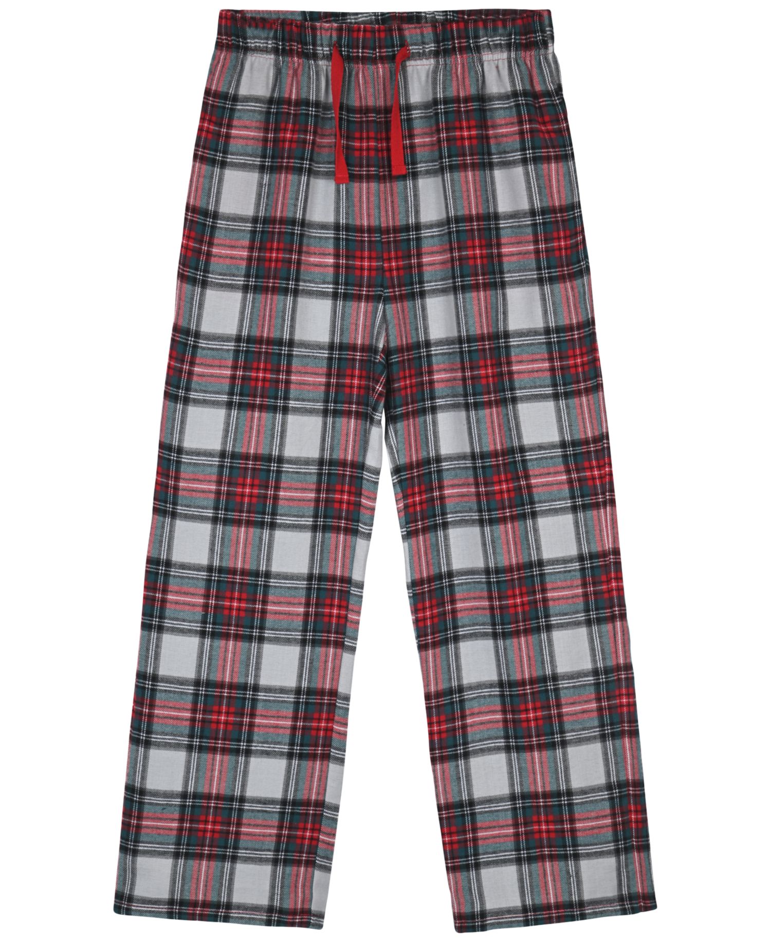 Boys' 6-14 Santa Print Pajamas, 2-Piece Set