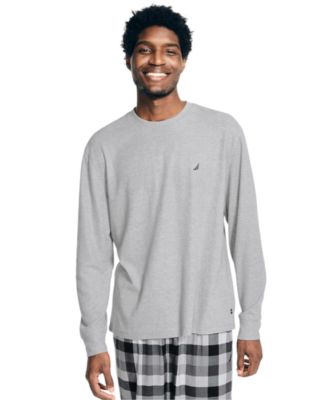 Men's Long-Sleeve Crewneck Pajama T-Shirt