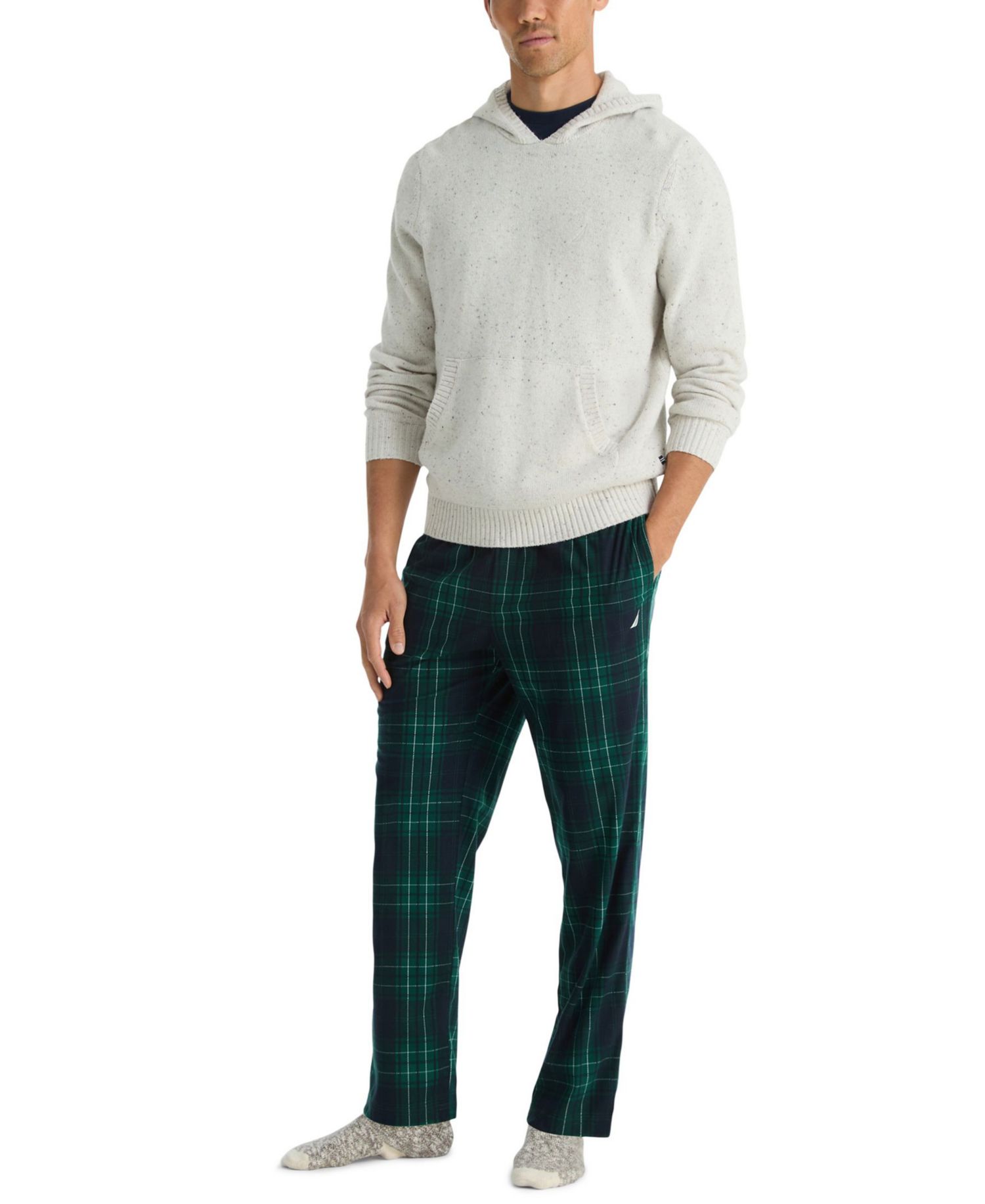 Men's Fleece Plaid Classic-Fit Pajama Pants