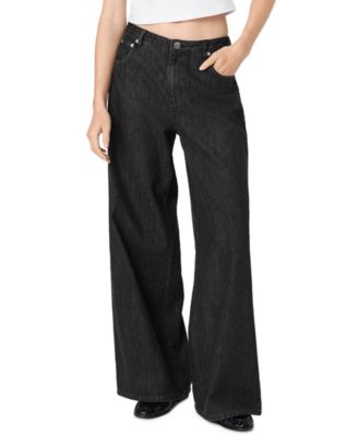 Women's Elton High-Waisted Wide-Leg Denim Jeans