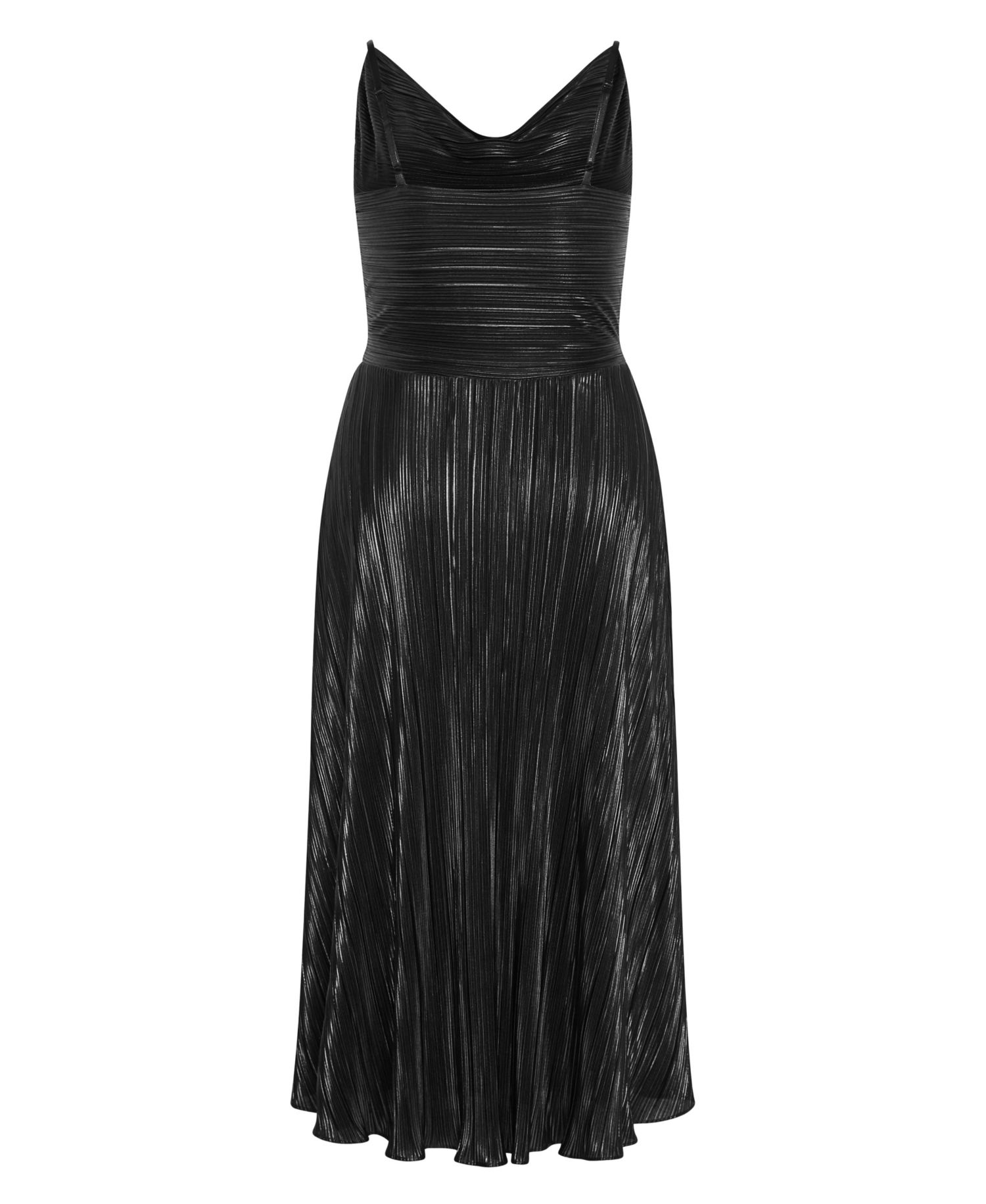 Women's Kamila Cowl Neck Metallic Dress