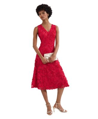 Women's Paloma Floral Embroidered Fit & Flare Dress