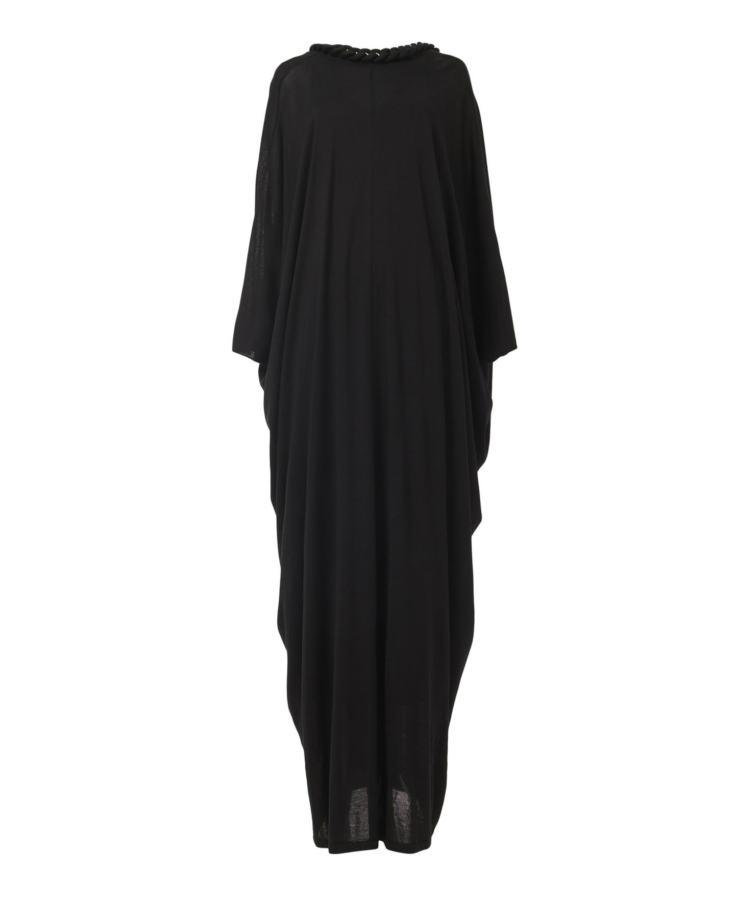 Женские платья Leem Stretch-Knit Covered Chain Detail Kaftan, цвет: Чёрный — фото 5