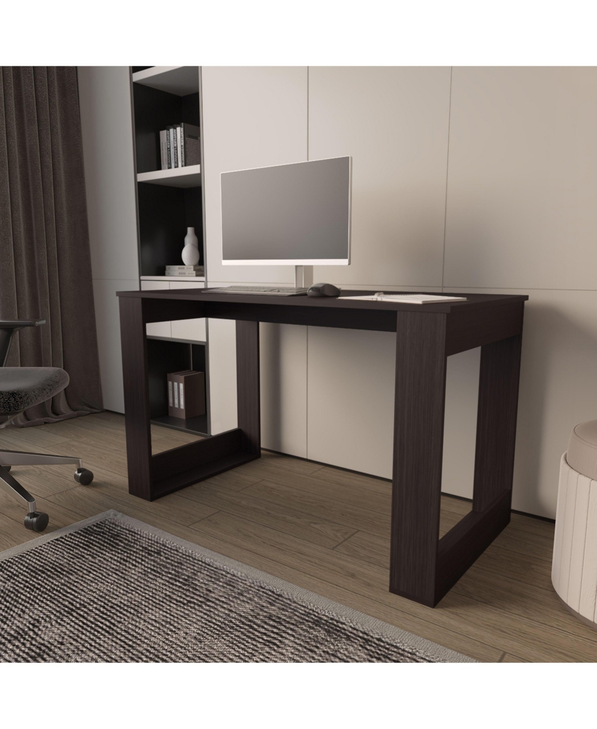Fm Furniture Aurora Writing Computer Desk with Ample Work Surface