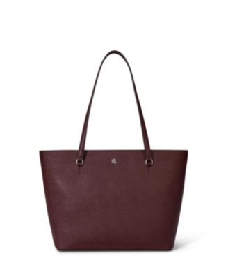 Karly Crosshatch Leather Medium Shopper Tote Bag