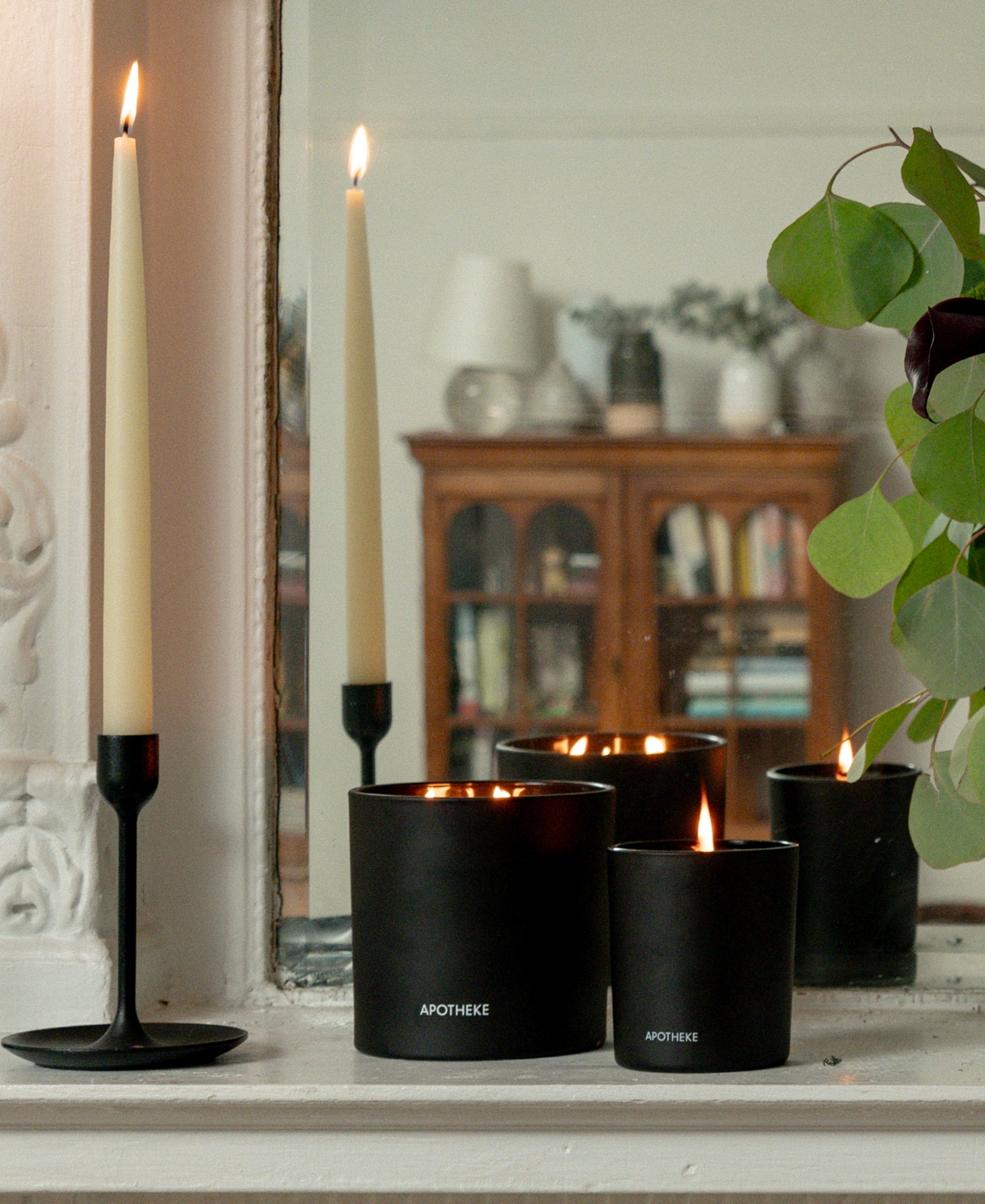 Apotheke Charcoal 3-Wick Scented Candle, 0.26 oz.