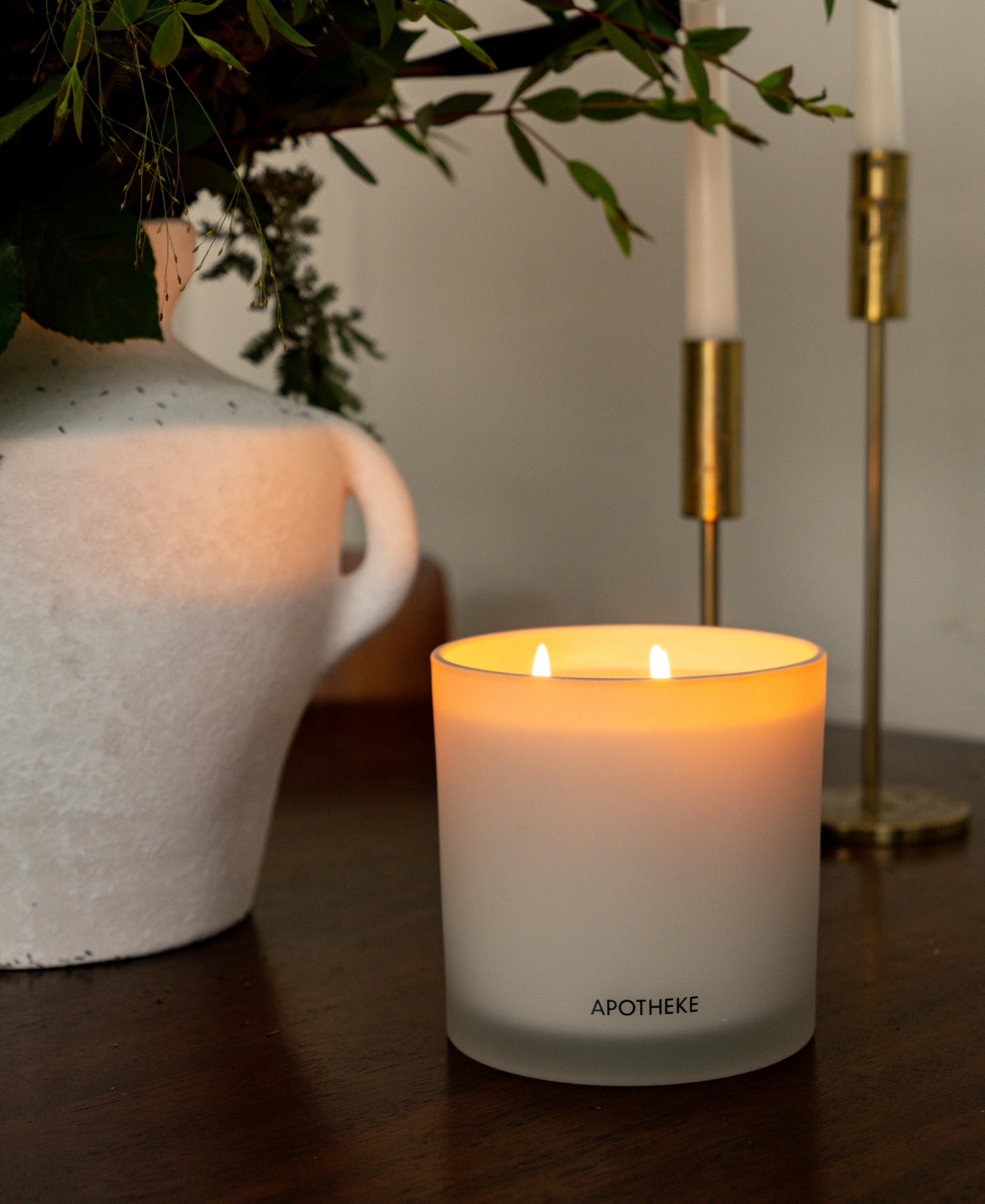 Apotheke Sea Salt Grapefruit 3-Wick Scented Candle, 0.26 oz.