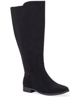 Women's Brynnn Square Toe Tall Wide-Calf Boots