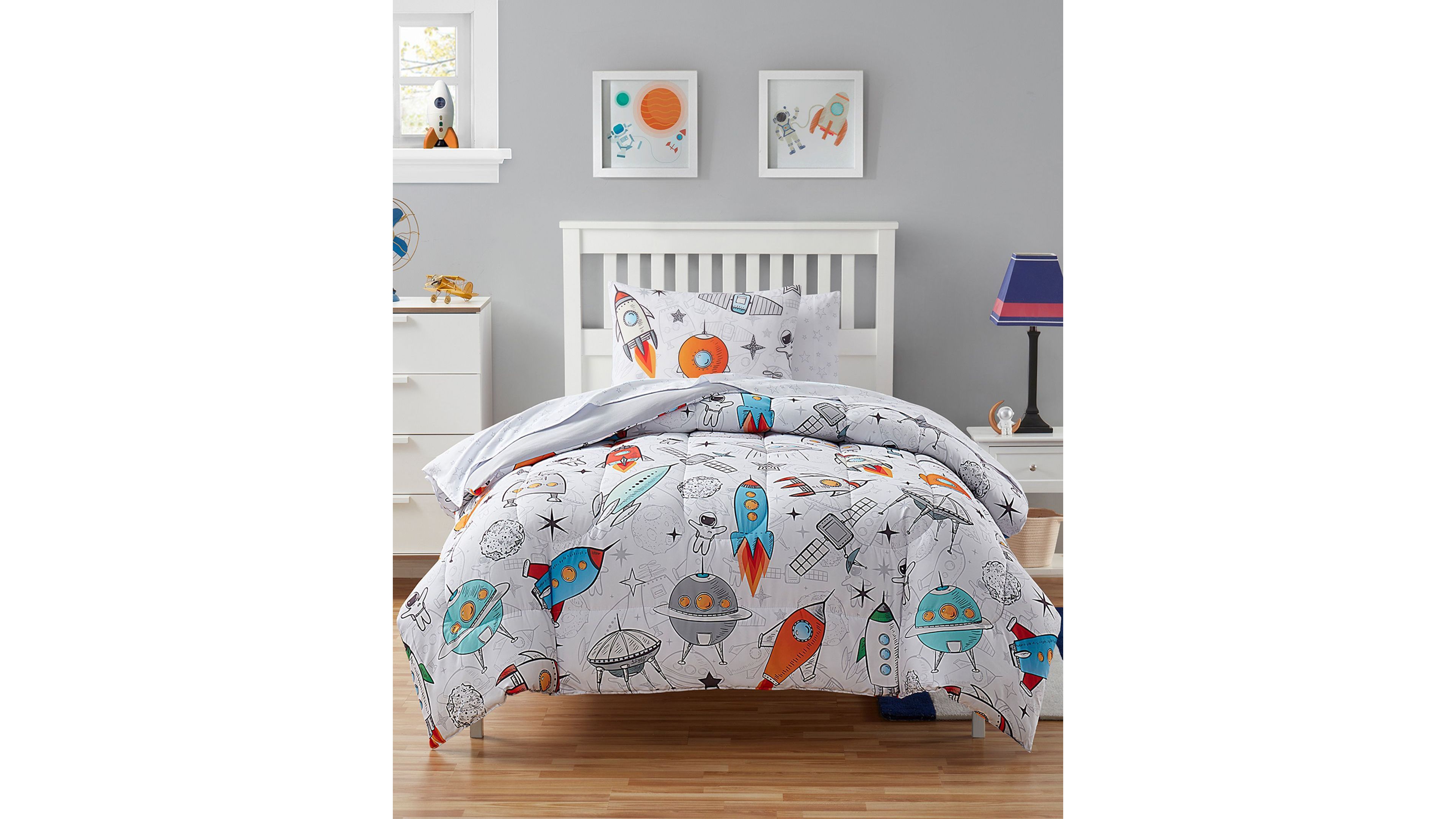 Sweet Home Collection Kids Outer Space 5-Piece Comforter Set, Twin