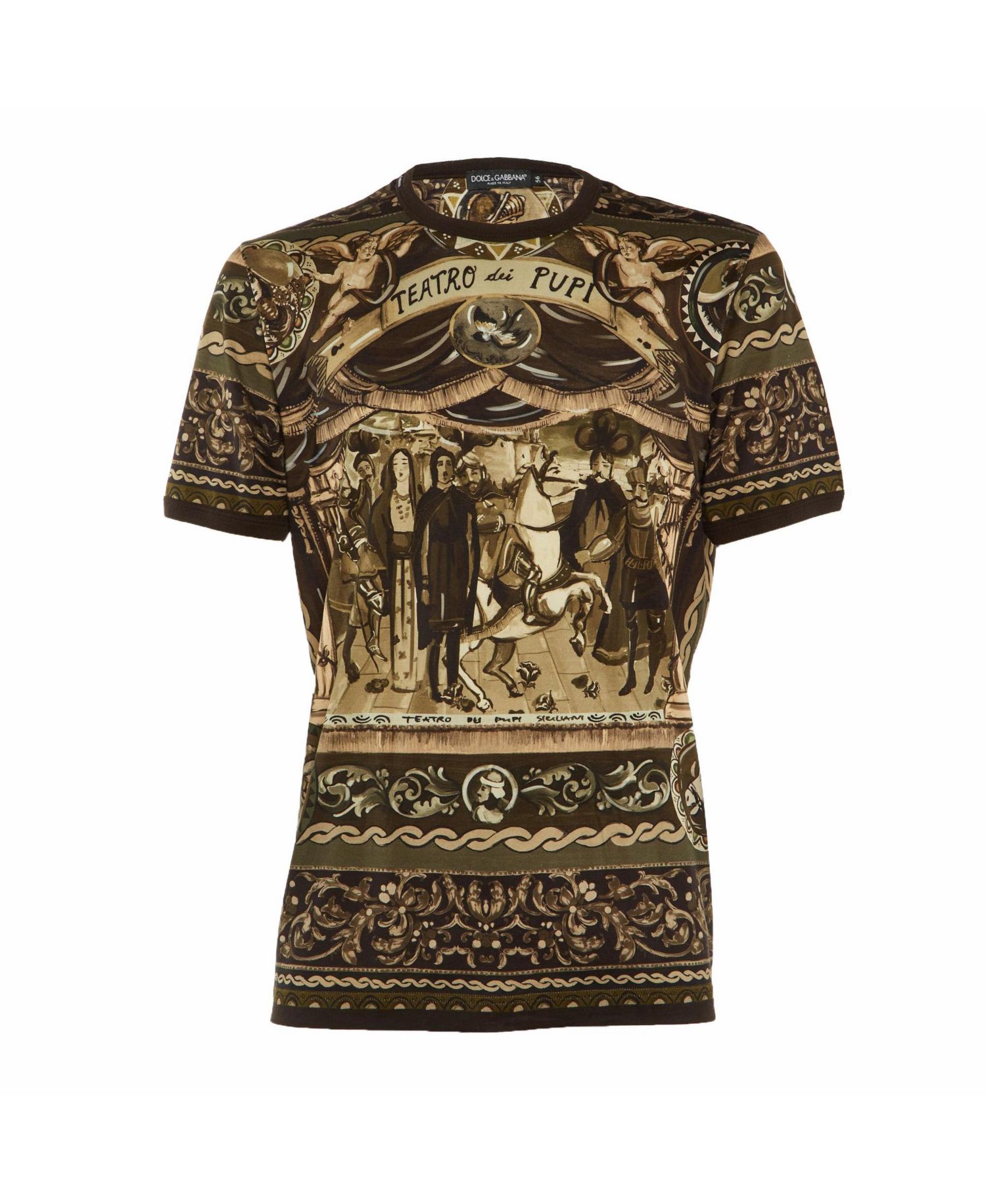 Women's Teatro Dei Pupi Cotton Graphic T-Shirt