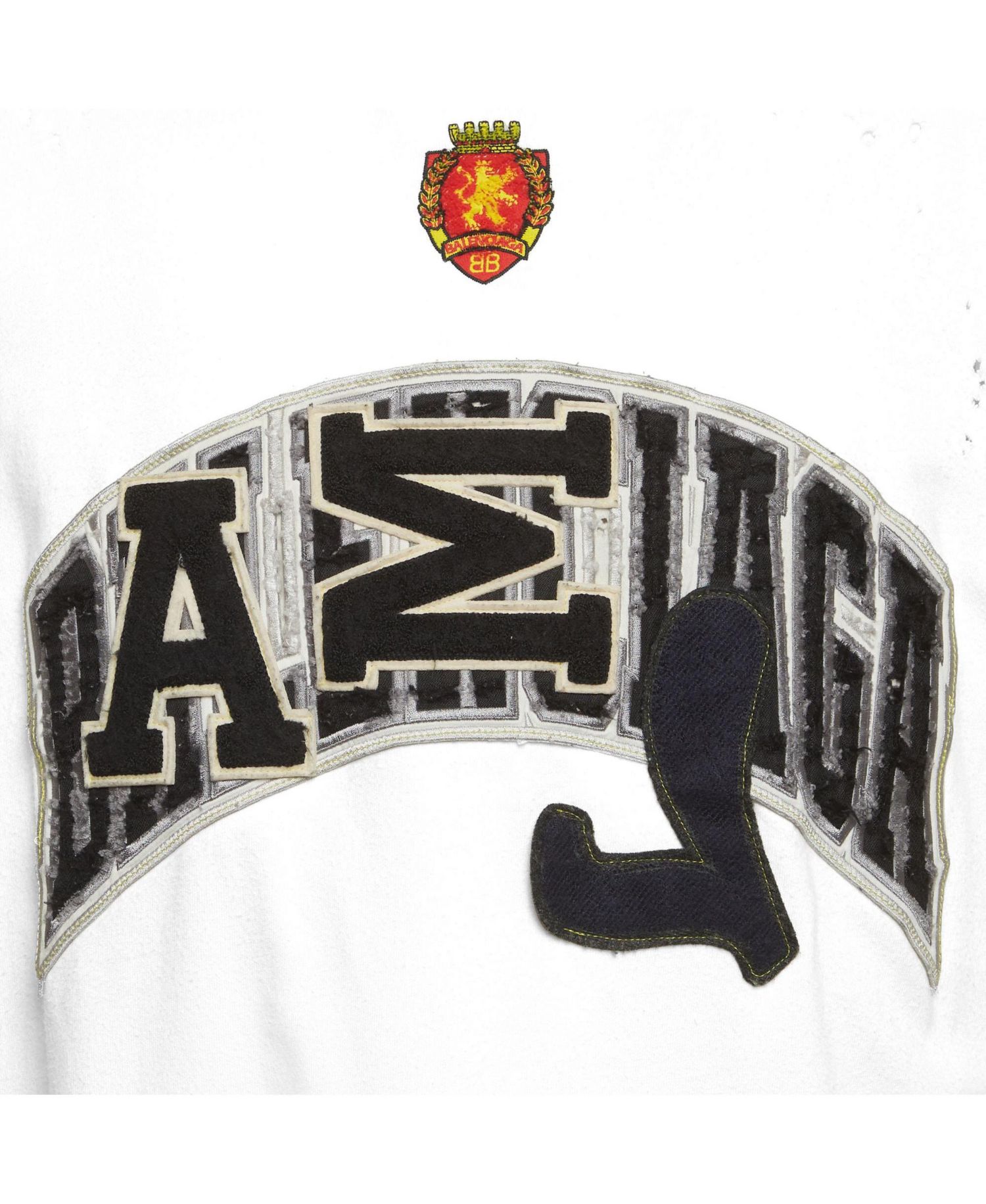 Women's Distressed Logo Applique Skater T-Shirt
