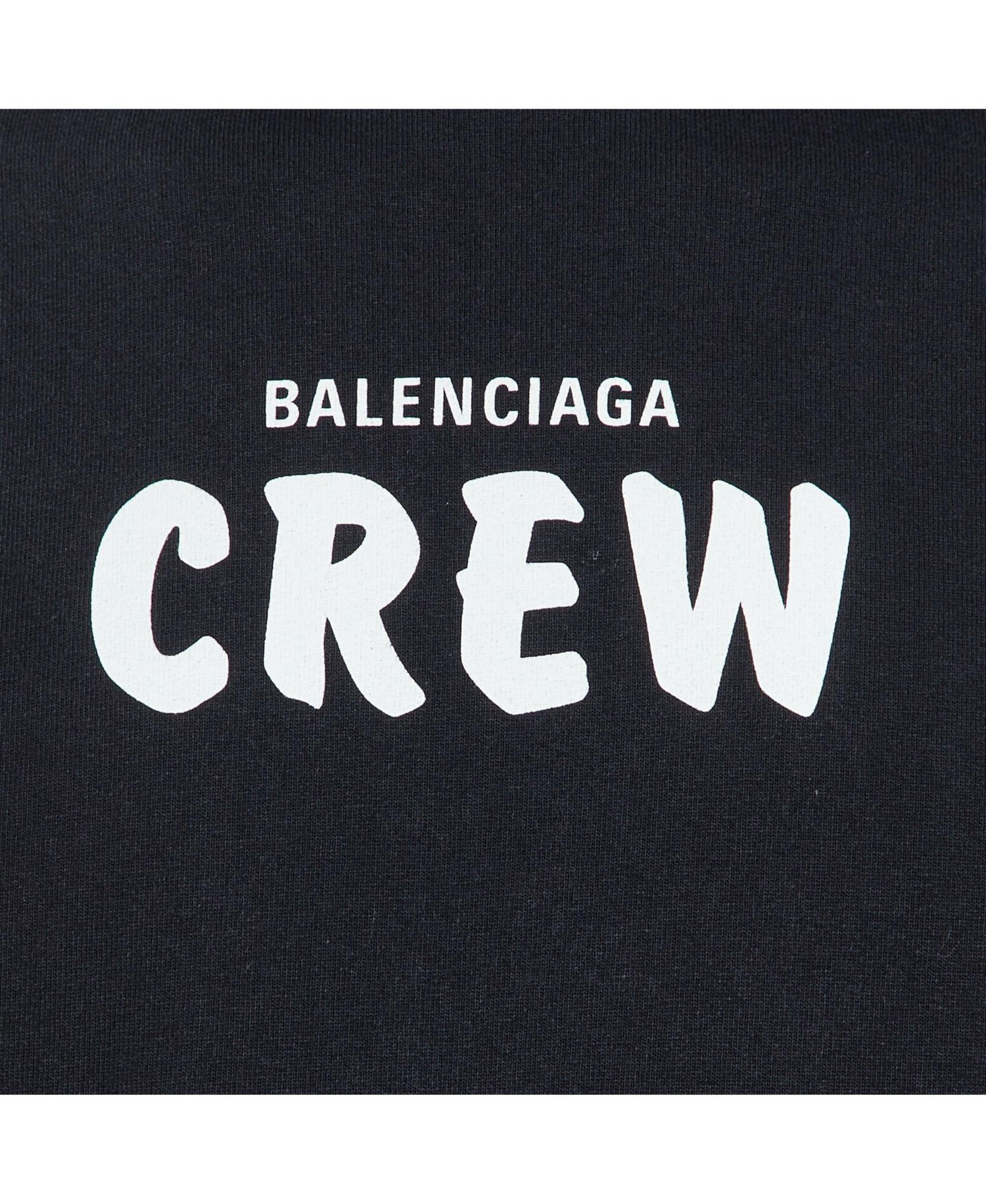 Women's Crew Logo Print Oversized Cotton T-Shirt