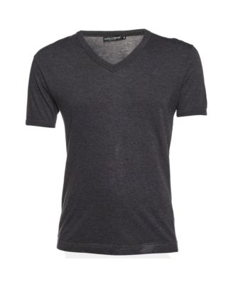 Women's Men's Heathered Cotton V-Neck T-Shirt