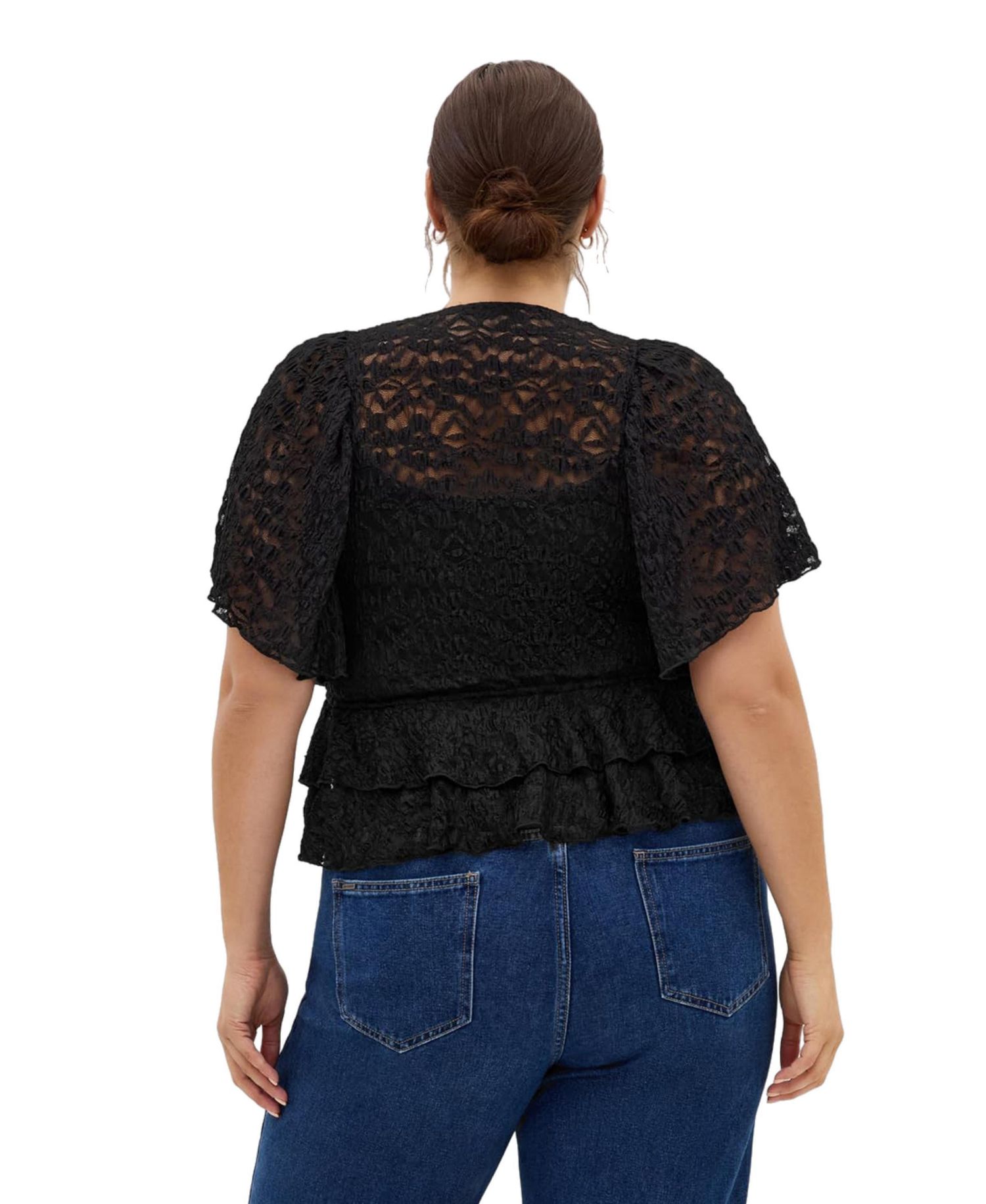 Plus Size Lily Dressy Lace Top