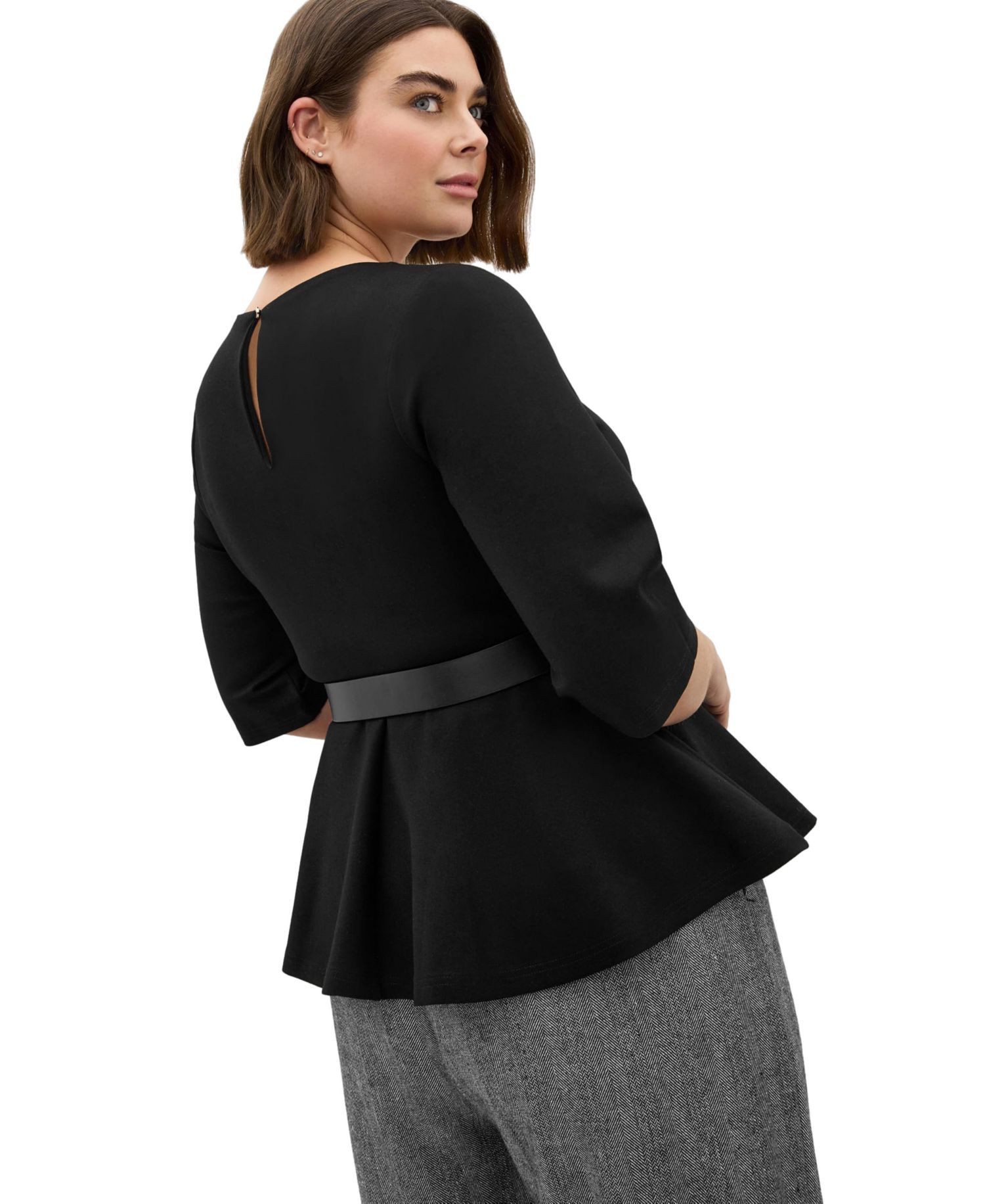 Women's Paige Belted Peplum Top