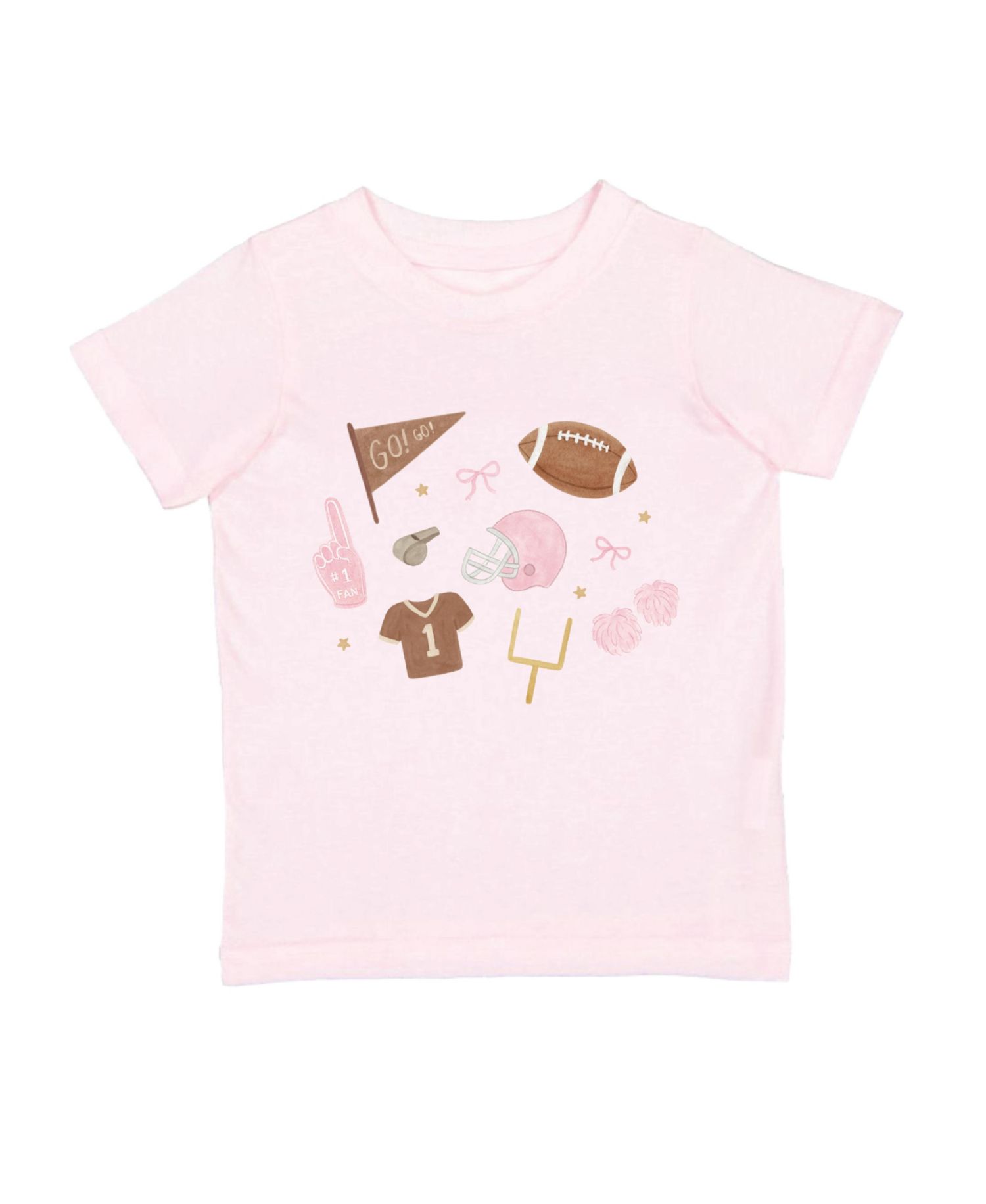 Big Girls Game Day Icon Short Sleeve T-Shirt