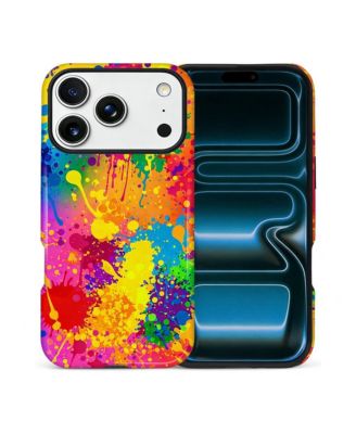 Phone Case Compatible with Apple iPhone, 2-Layer Durable, Chromatic Chaos
