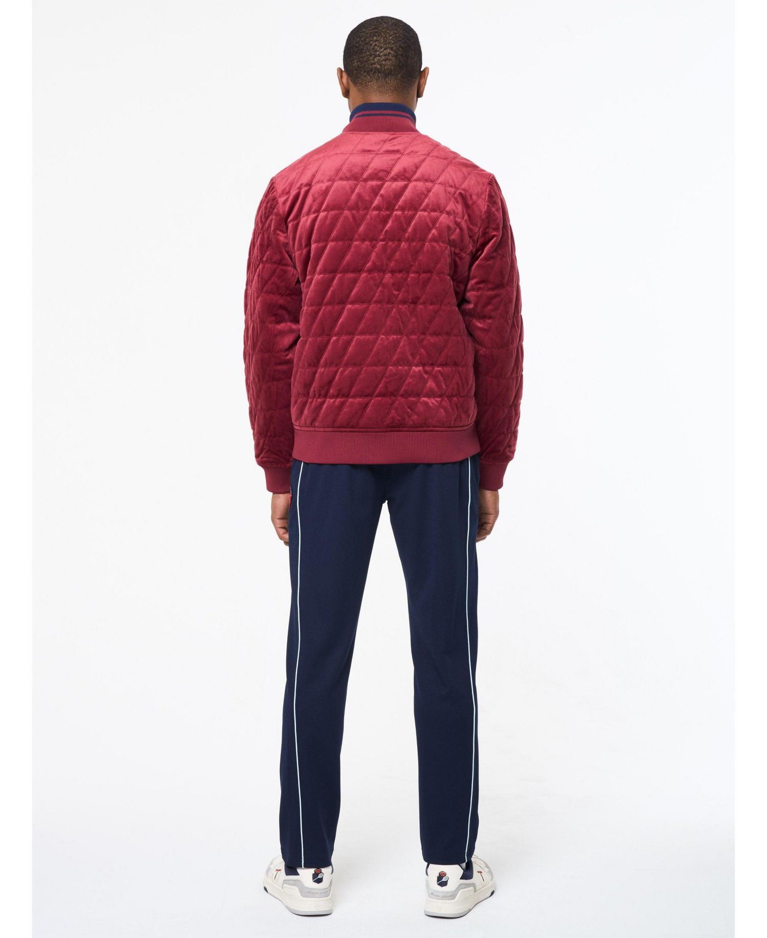 Men's Redi Quilted Velour Bomber Jacket