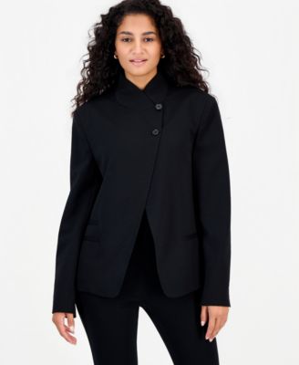 Women's Wrap Long-Sleeve Statement Blazer