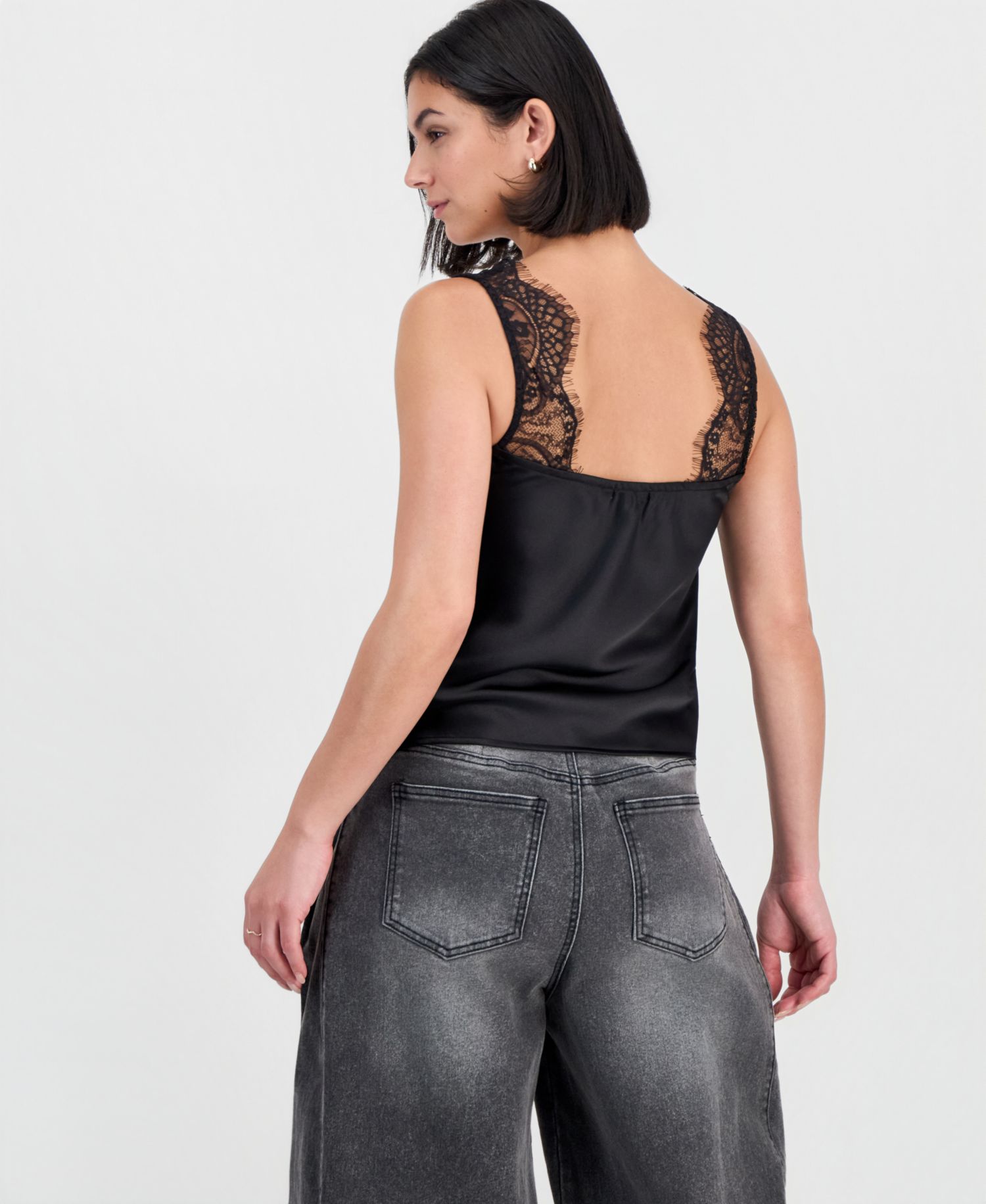 Women's V-Neck Lace-Trim Camisole