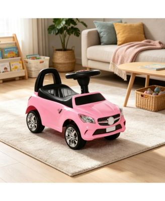 Foot-to-Floor Ride-On Push Car with Horn, Music and Lights, Ages 18-36 Months