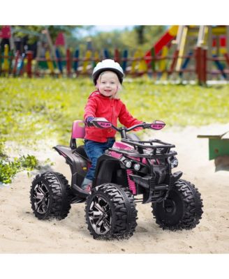 12V Kids Electric Ride-On Car with LED Lights and Music, Ages 3-5 Years