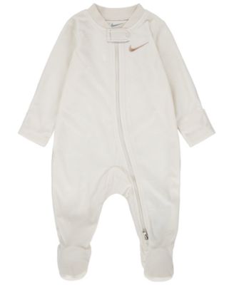 Baby Boys' and Baby Girls' Essentials Velour Footed Coverall