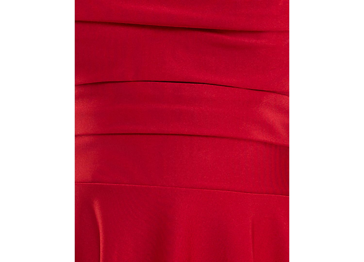 Juniors' Satin Sweetheart Rhinestone Trim Neckline Fit & Flare Dress