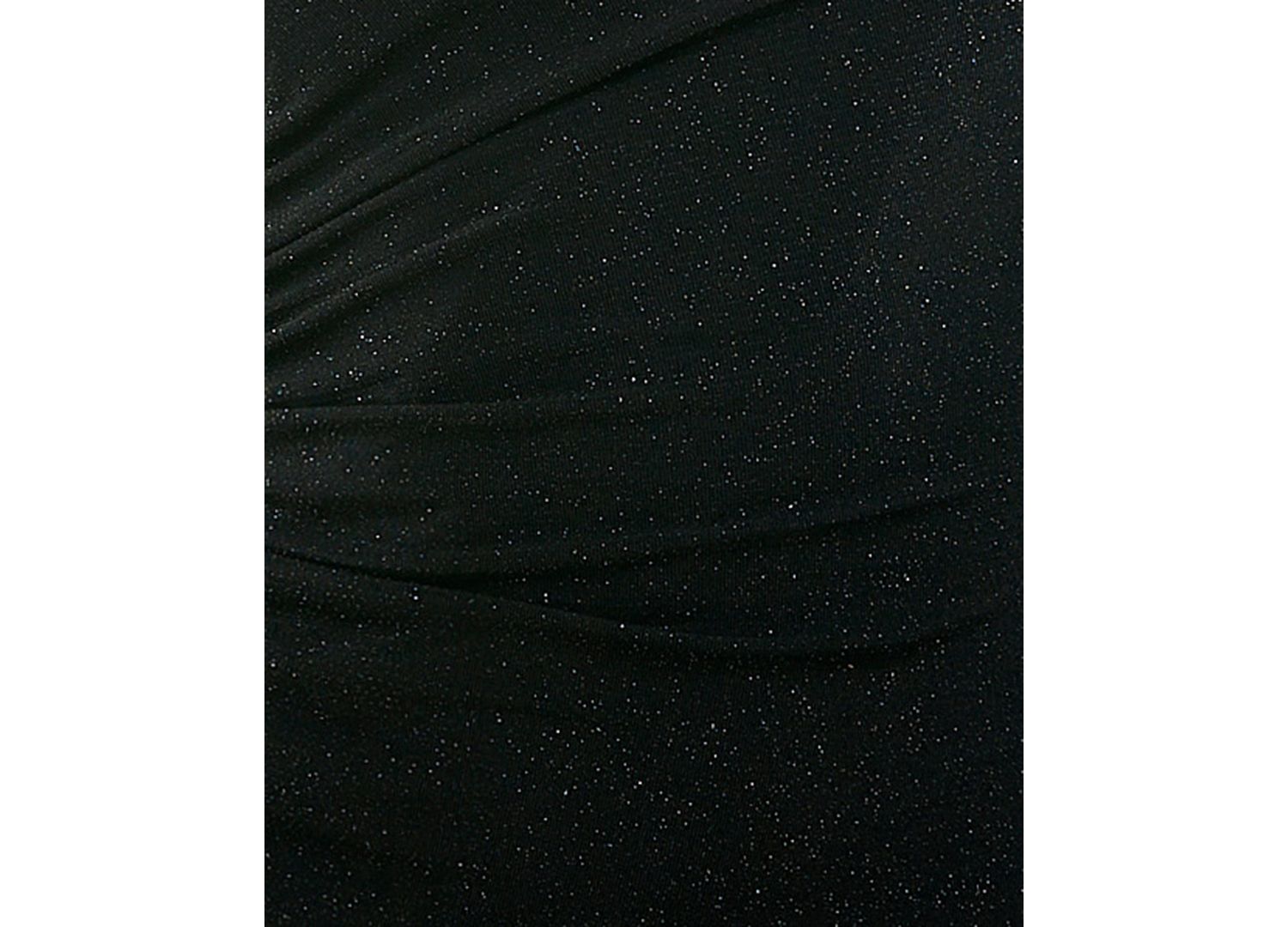 Juniors' One-Shoulder Glitter Cape-Sleeve Dress