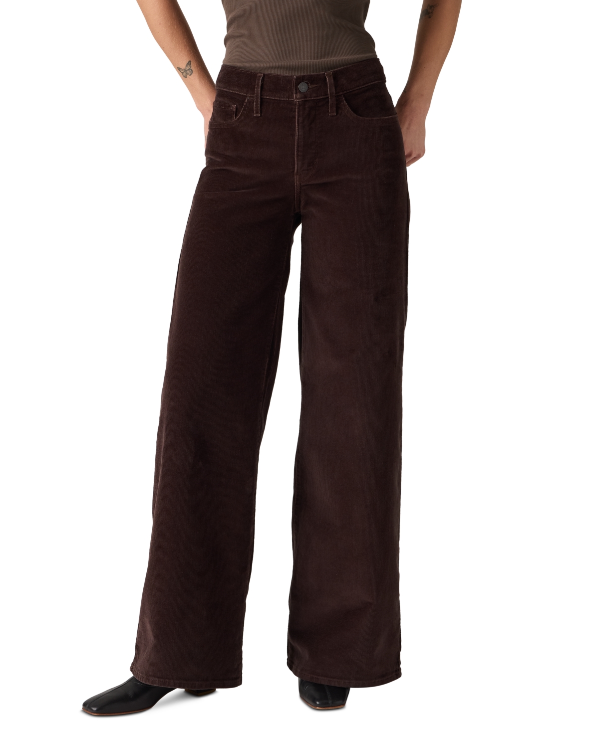 Levi's Corduroy 318 Shaping Wide-Leg Pants