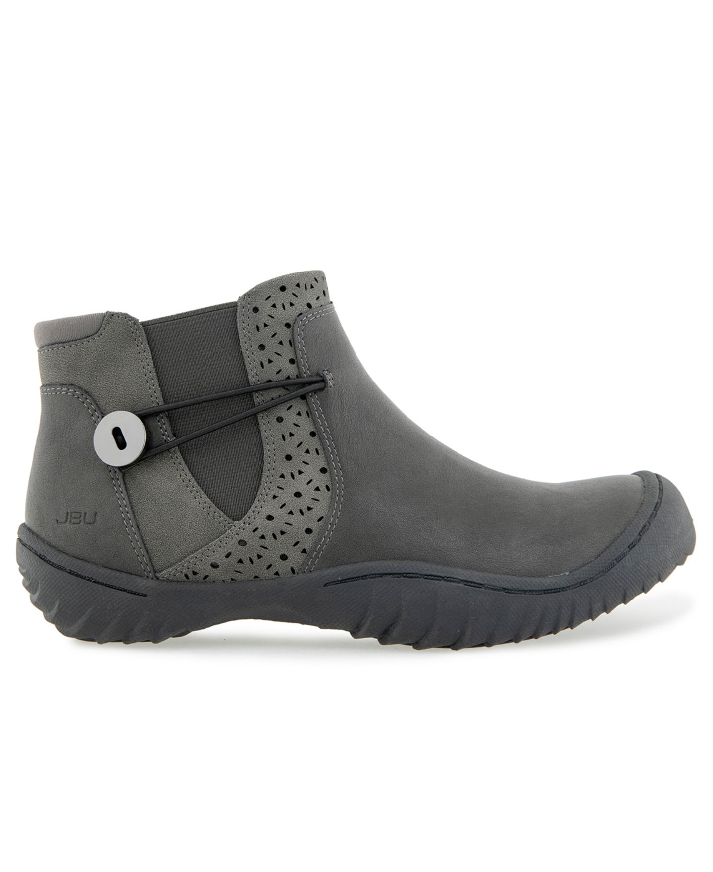 Женские ботинки JBU Jemma Water-Resistant Round Toe Casual Booties, цвет: Угольный — фото 2