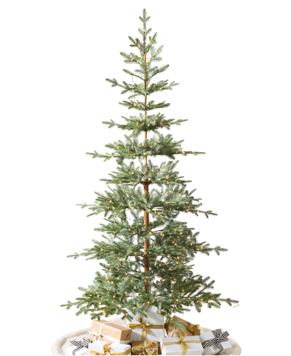 Balsam Hill 7.5 ft Pre-Lit Alpine Balsam Fir Tree - Green