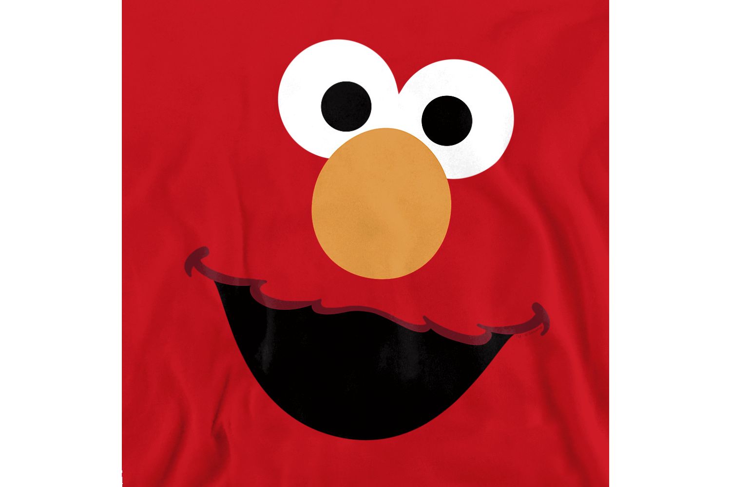 Men's Elmo Face Long-Sleeve Graphic Sweatshirt