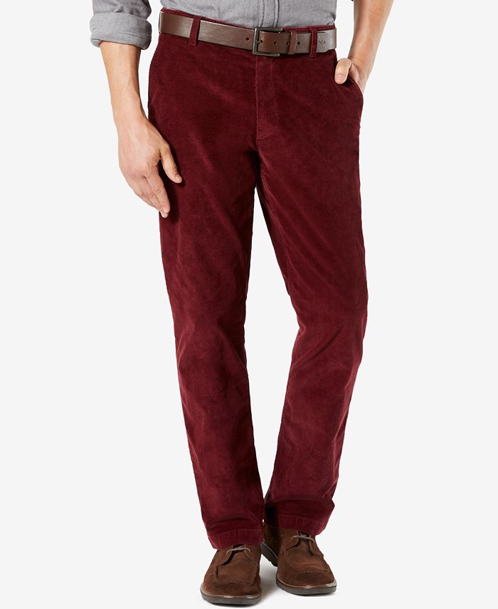 Dockers Fit Washed Corduroy Pants - Macy's