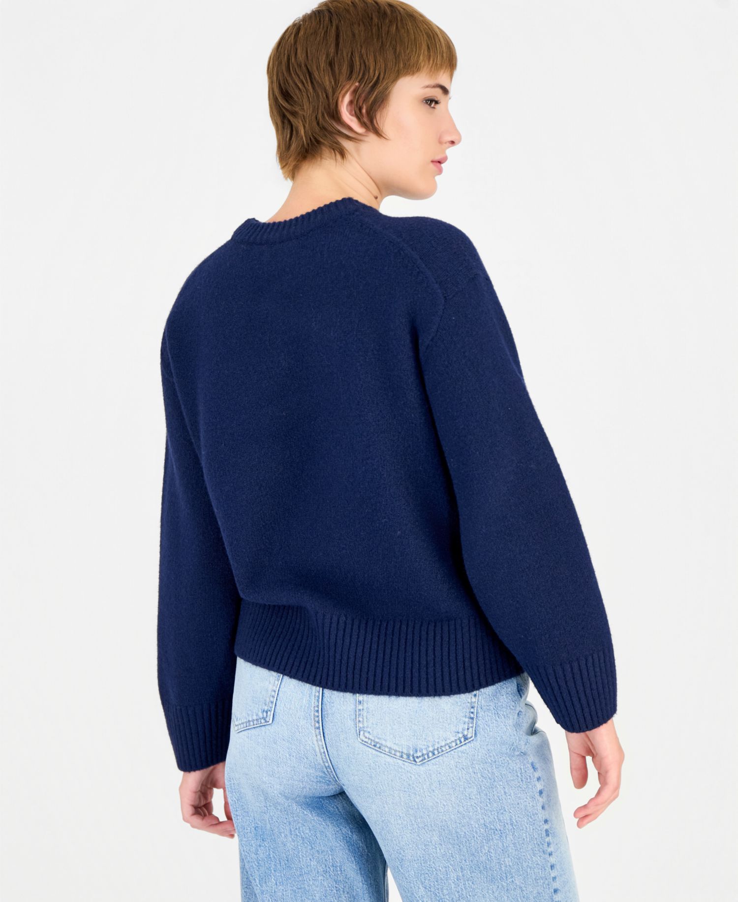 Women's Relaxed Barrel Sleeve Sweater