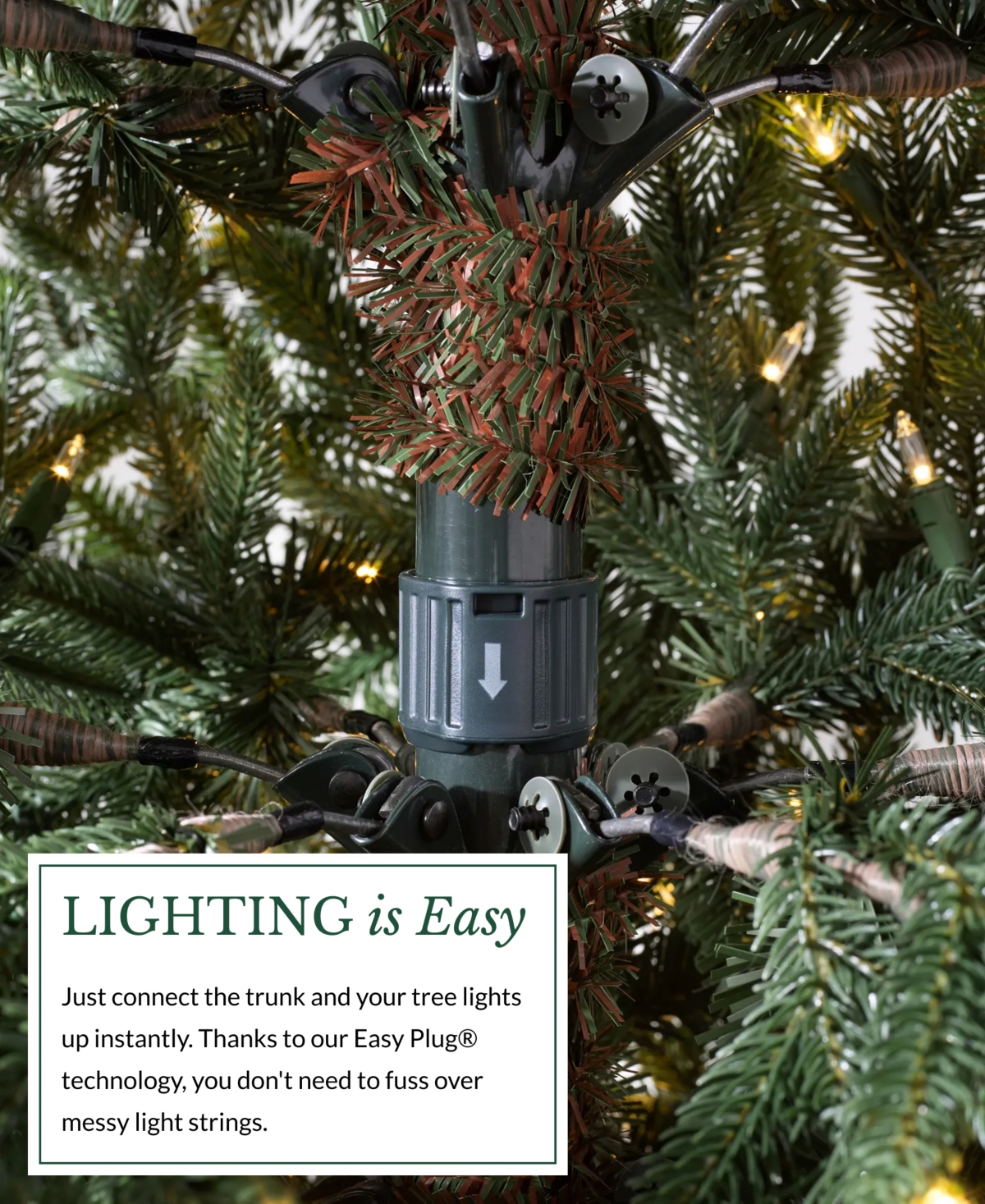 Balsam Hill 9' Pre-Lit Fir Ledc Artificial Christmas Tree